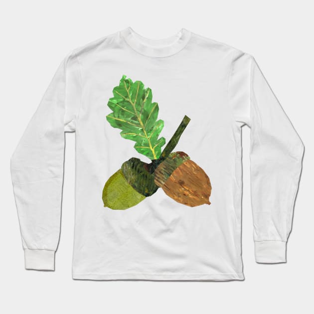 Acorn Long Sleeve T-Shirt by Babban Gaelg